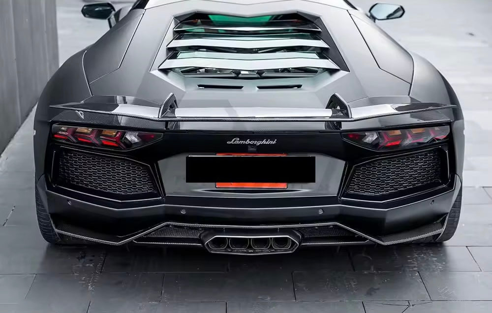 Lamborghini Aventador LP700 - Exotic Design Carbon Fiber Rear Diffuser - Exotics Carbon Design