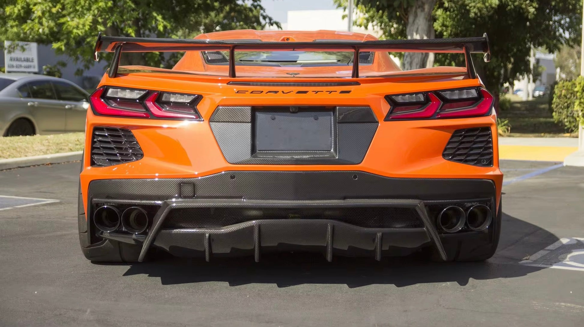 Exotic Design Corvette C8 - Carbon Fiber Rear Diffuser - Exotics Carbon Design