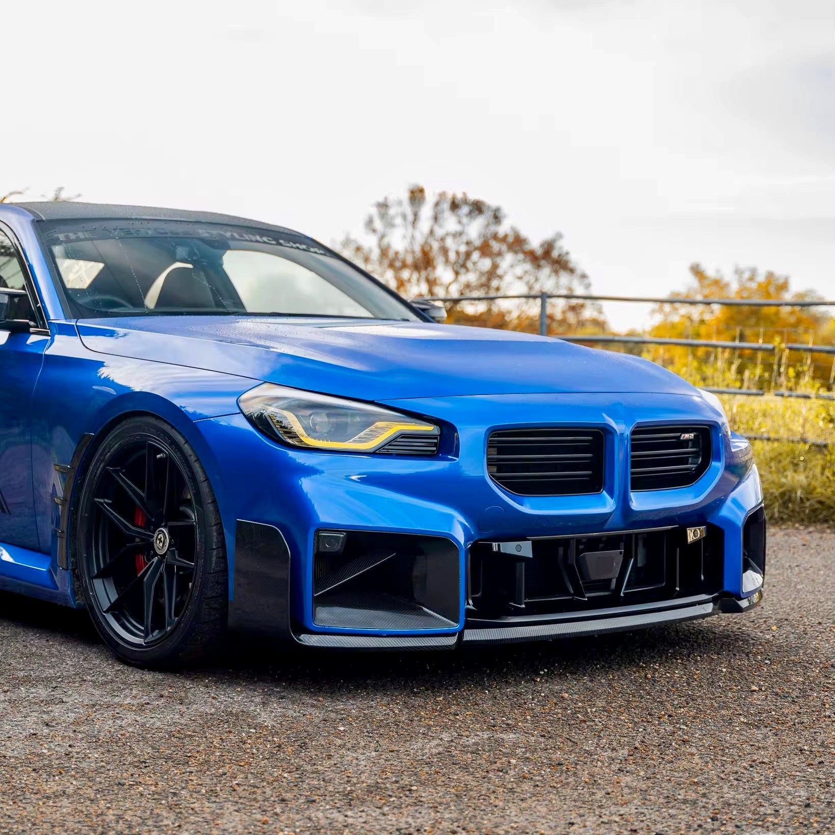 BMW G87 M2 – Carbon Fiber Lower Grille Frame - Exotics Carbon Design