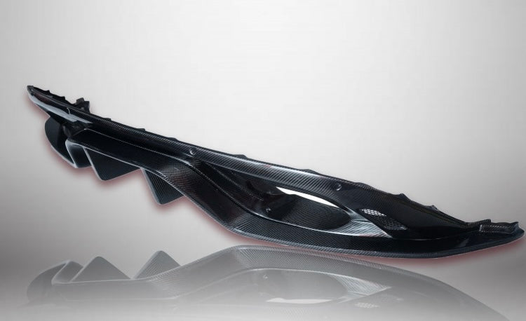 Carbon Fiber Rear Diffuser with Fins – Jaguar F-Type (2013–2018) - Exotics Carbon Design