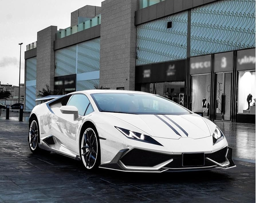 Carbon Fiber Front Diffuser - Lamborghini Huracan LP610/LP580 (2015–2019) - Exotics Carbon Design