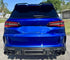 BMW F85 / F85 X5M / F86 X6M L-Style Carbon Fiber Rear Diffuser with LED Lights - Exotics Carbon Design
