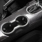 Carbon Fiber Center Console Sticker Overlay - Ford Mustang (2015–2021) - Exotics Carbon Design