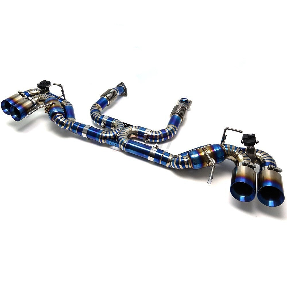 High-Quality Titanium Valved Exhaust – Corvette C8 (2020–2024) - Exotics Carbon Design