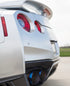 Blue Burnt Titanium Exhaust Tips - Nissan GT-R R35 (2009–2024) - Exotics Carbon Design