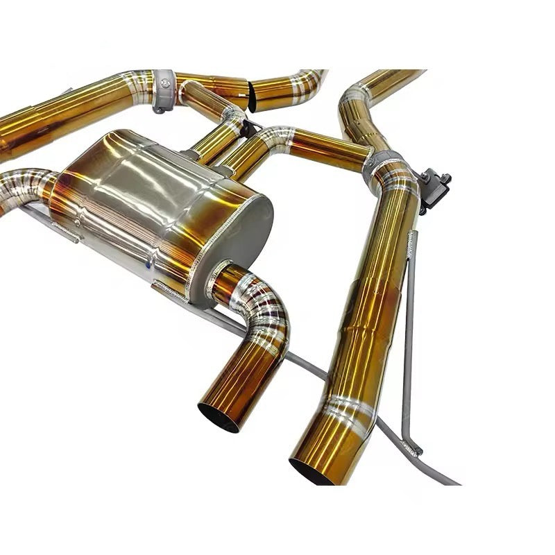 Extreme Performance Titanium Full Exhaust System + Valve Control – BMW M3 G80 / M4 G82 - Exotics Carbon Design