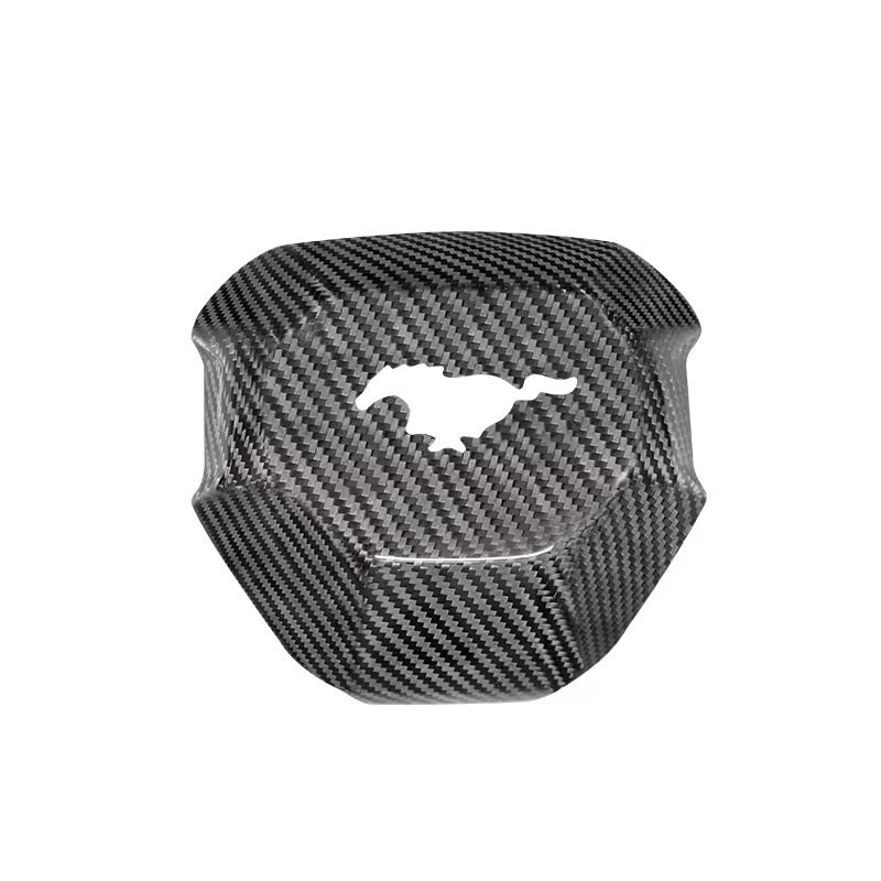Ford Mustang (2024–2025) – Dry Carbon Fiber Steering Airbag Cover