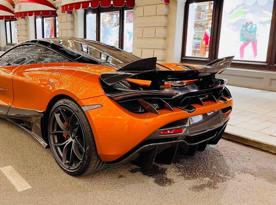 TC Style Rear Wing - McLaren 720S Coupe (2017–2023) - Exotics Carbon Design
