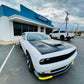 Matte Black Vented Front Hood – Dodge Challenger (2015–2022) - Exotics Carbon Design