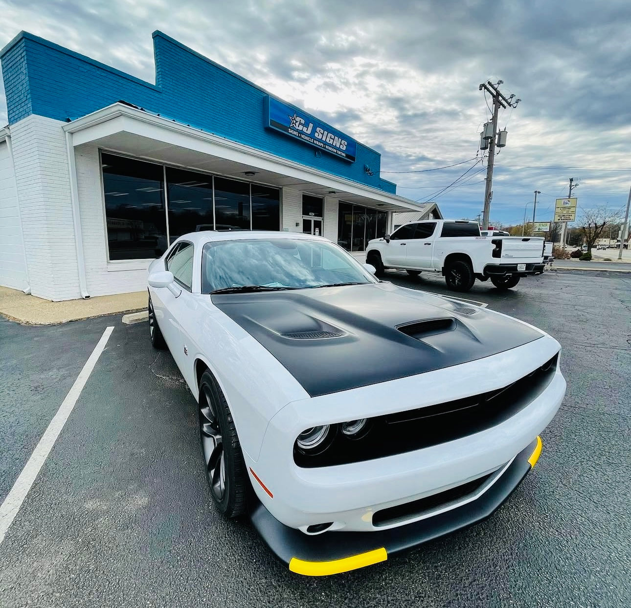 Matte Black Vented Front Hood – Dodge Challenger (2015–2022) - Exotics Carbon Design