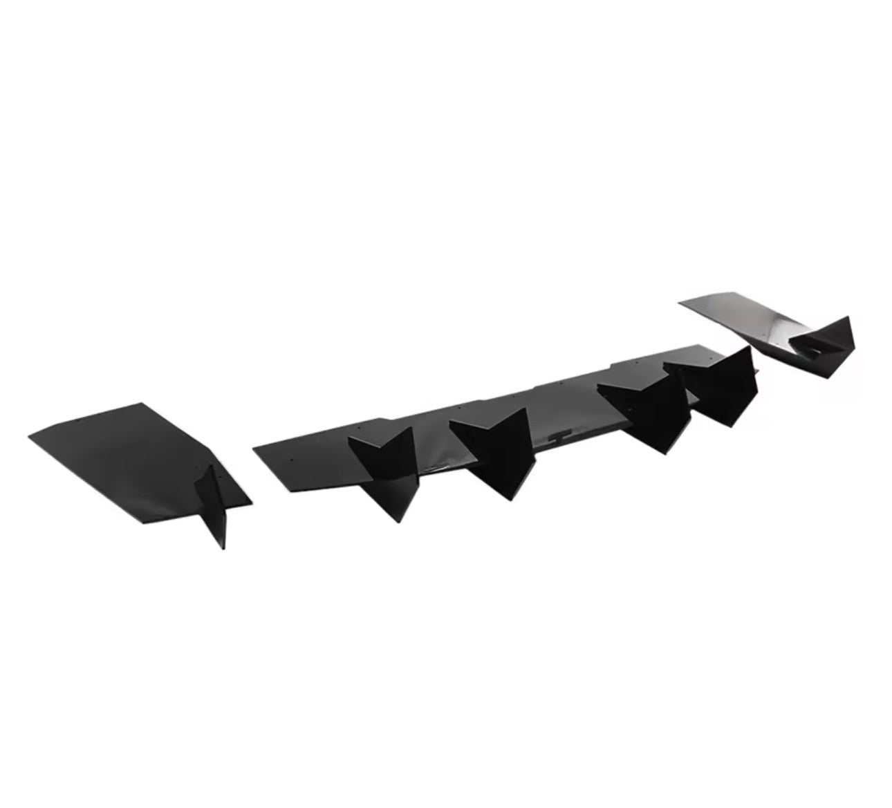 Gloss Black Rear Diffuser – Ford Mustang (2024+) - Exotics Carbon Design