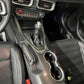 Carbon Fiber Center Console Sticker Overlay - Ford Mustang EcoBoost / Dark Horse (2024–2025) - Exotics Carbon Design