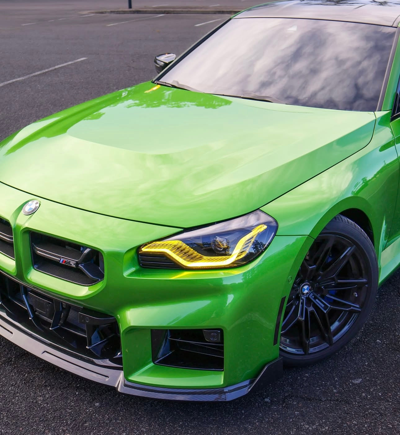 BMW M2 G87 - APR Style Carbon Fiber Front Lip - Exotics Carbon Design