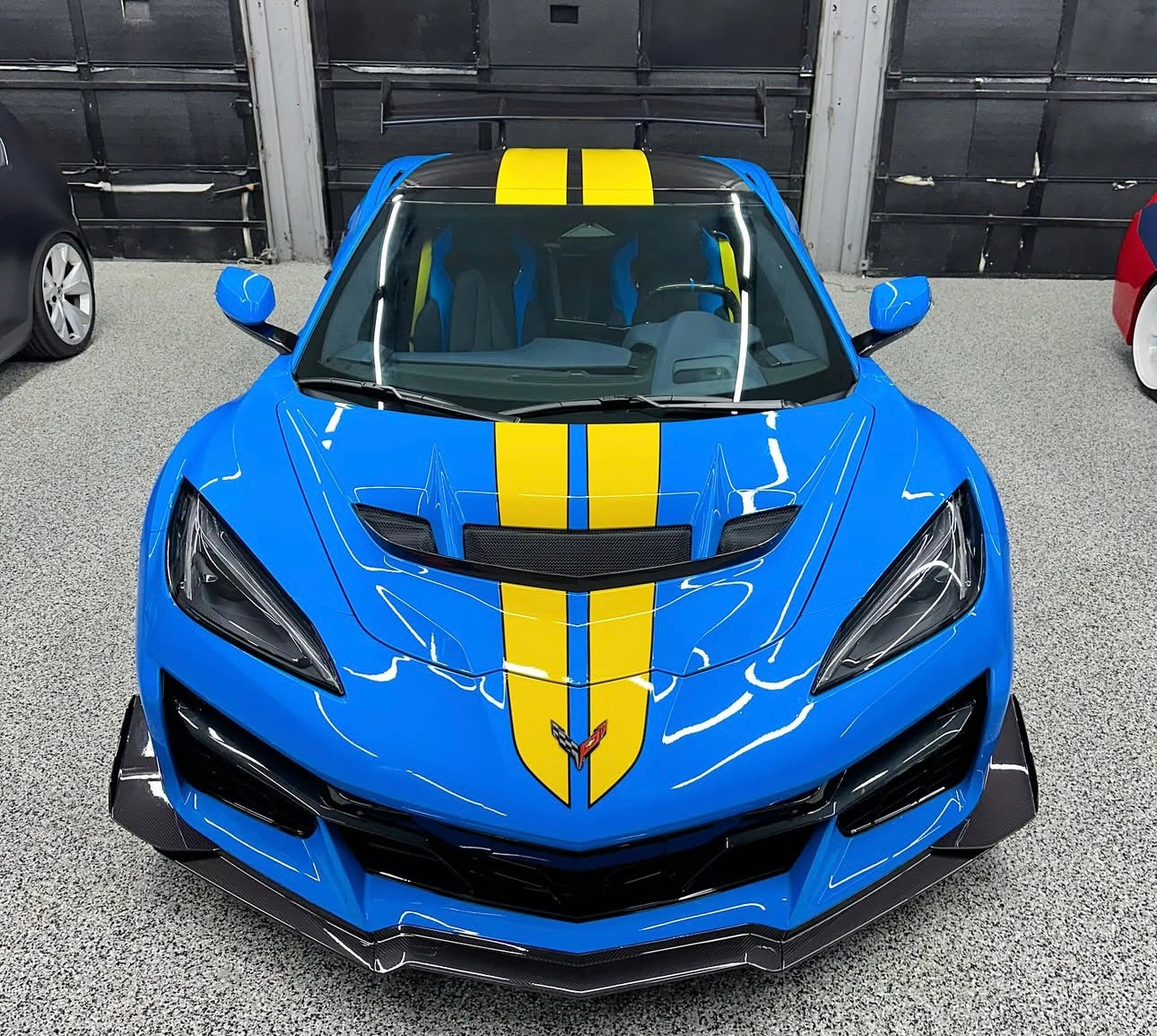 Carbon Fiber Front Lip – Chevrolet Corvette C8 Z06 - Exotics Carbon Design