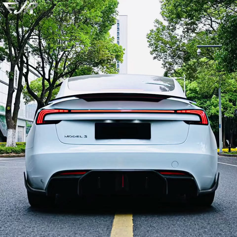 Full-Width LED Taillights – Tesla Model 3 Highland (2024–2025) - Exotics Carbon Design