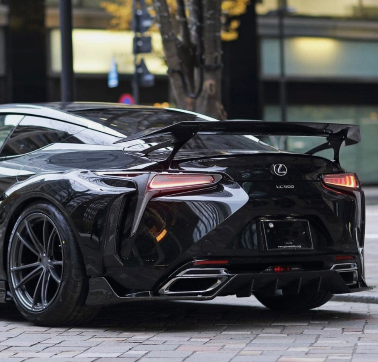 Carbon Fiber Rear Wing - Lexus LC 500 (2018–2024) - Exotics Carbon Design