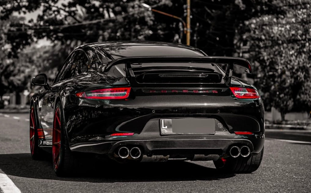 Carbon Fiber Rear Spoiler – Porsche 911 991.1 (2012–2018) - Exotics Carbon Design