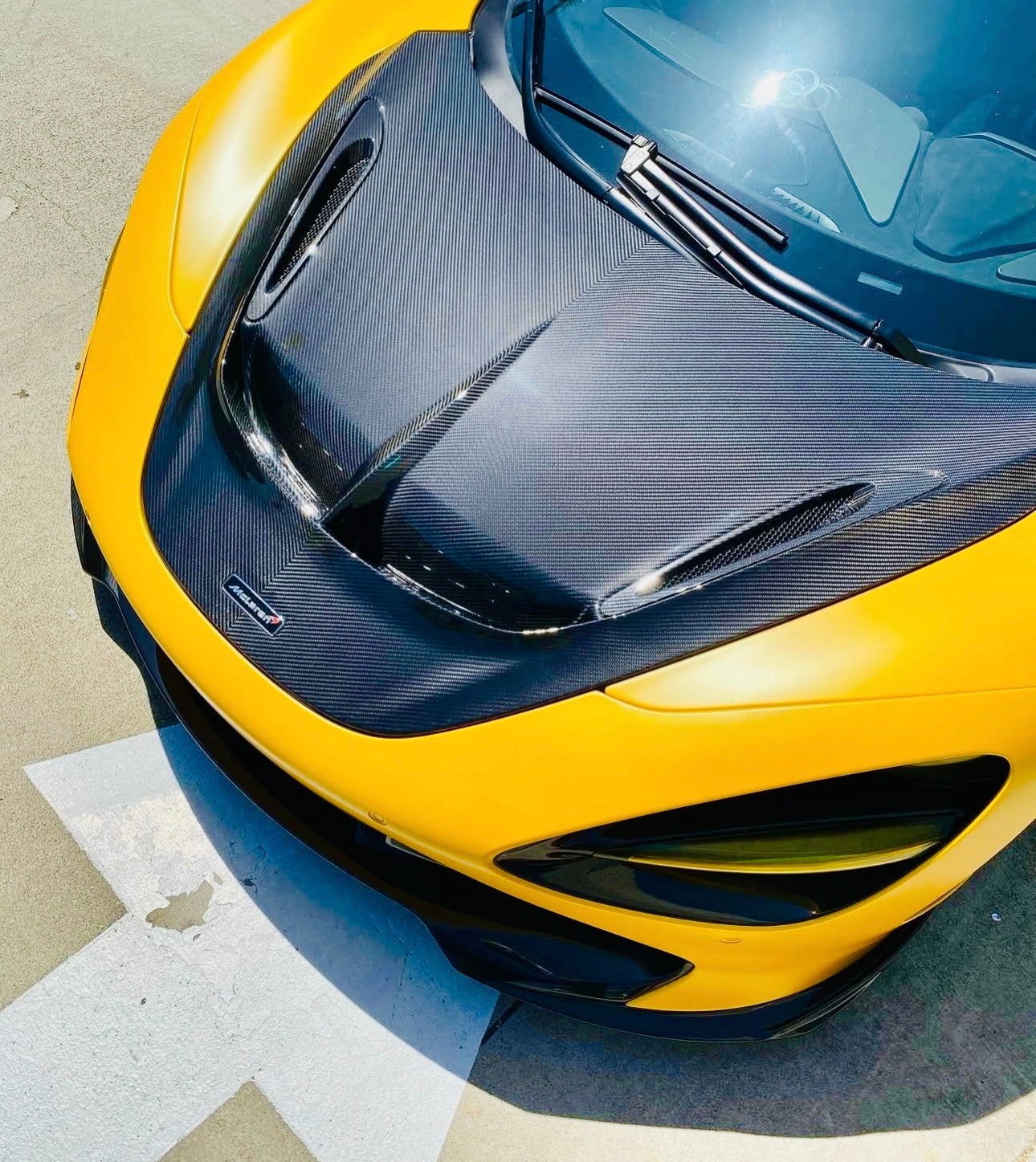 V-Style Vented Carbon Fiber Front Hood – McLaren 720S (2017–2022) - Exotics Carbon Design