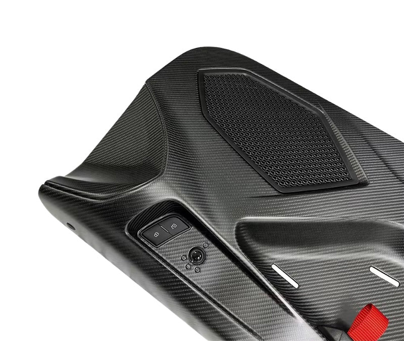 STO Style Carbon Fiber Inner Door Panels For Lamborghini Huracán LP580/LP610/EVO - Exotics Carbon Design