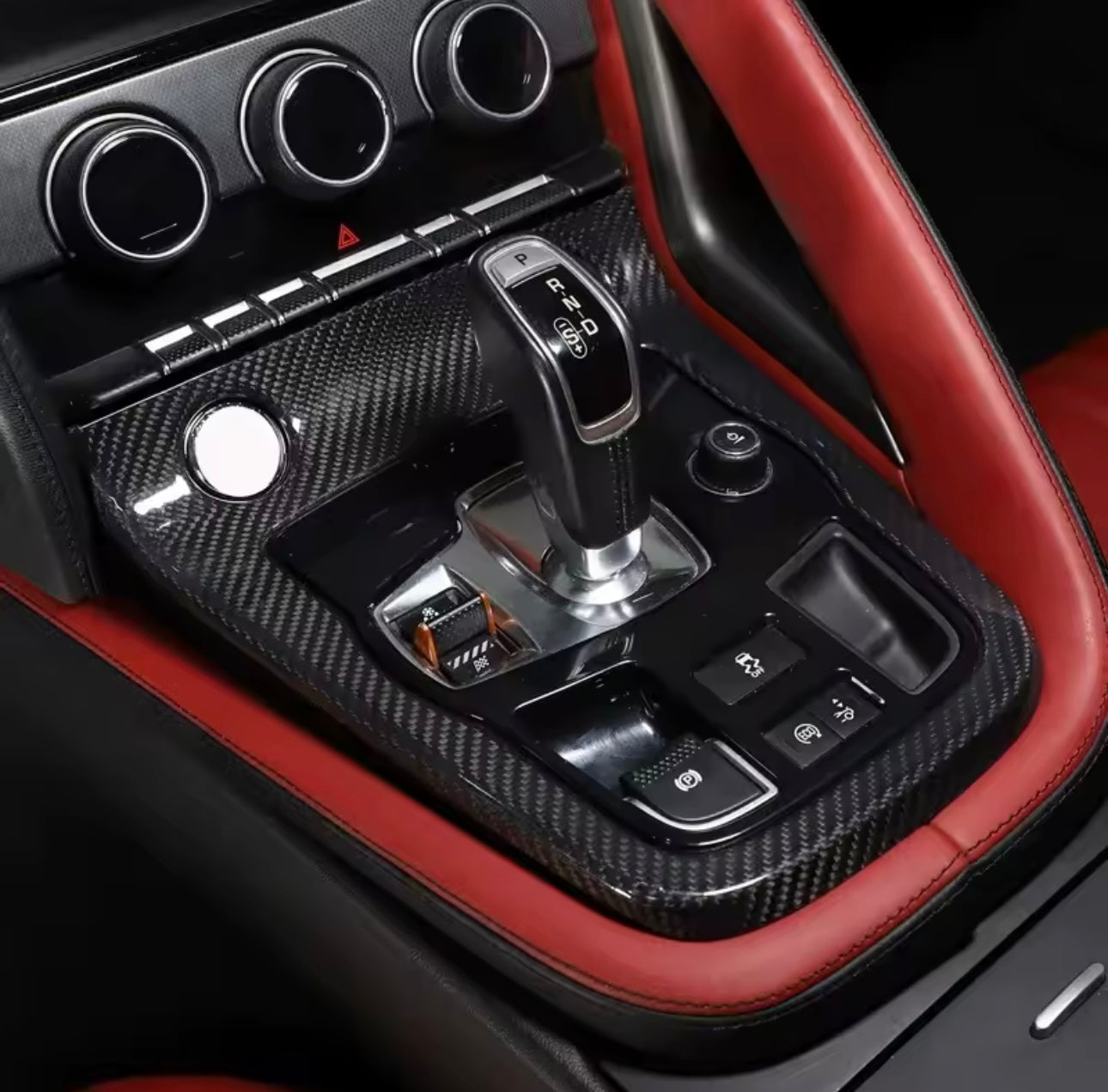 Carbon Fiber Center Panel – Jaguar F-Type (2013-2022) - Exotics Carbon Design