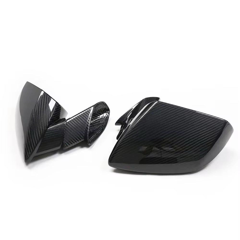 Carbon Fiber Mirror Caps - Lamborghini Huracán LP610 / LP580 / EVO - Exotics Carbon Design
