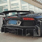 Carbon Fiber Rear Diffuser with fins - Lamborghini Aventador LP700 - Exotics Carbon Design