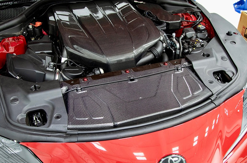 APR Carbon Fiber Radiator Cooling Plate – Toyota Supra (2020–2023)