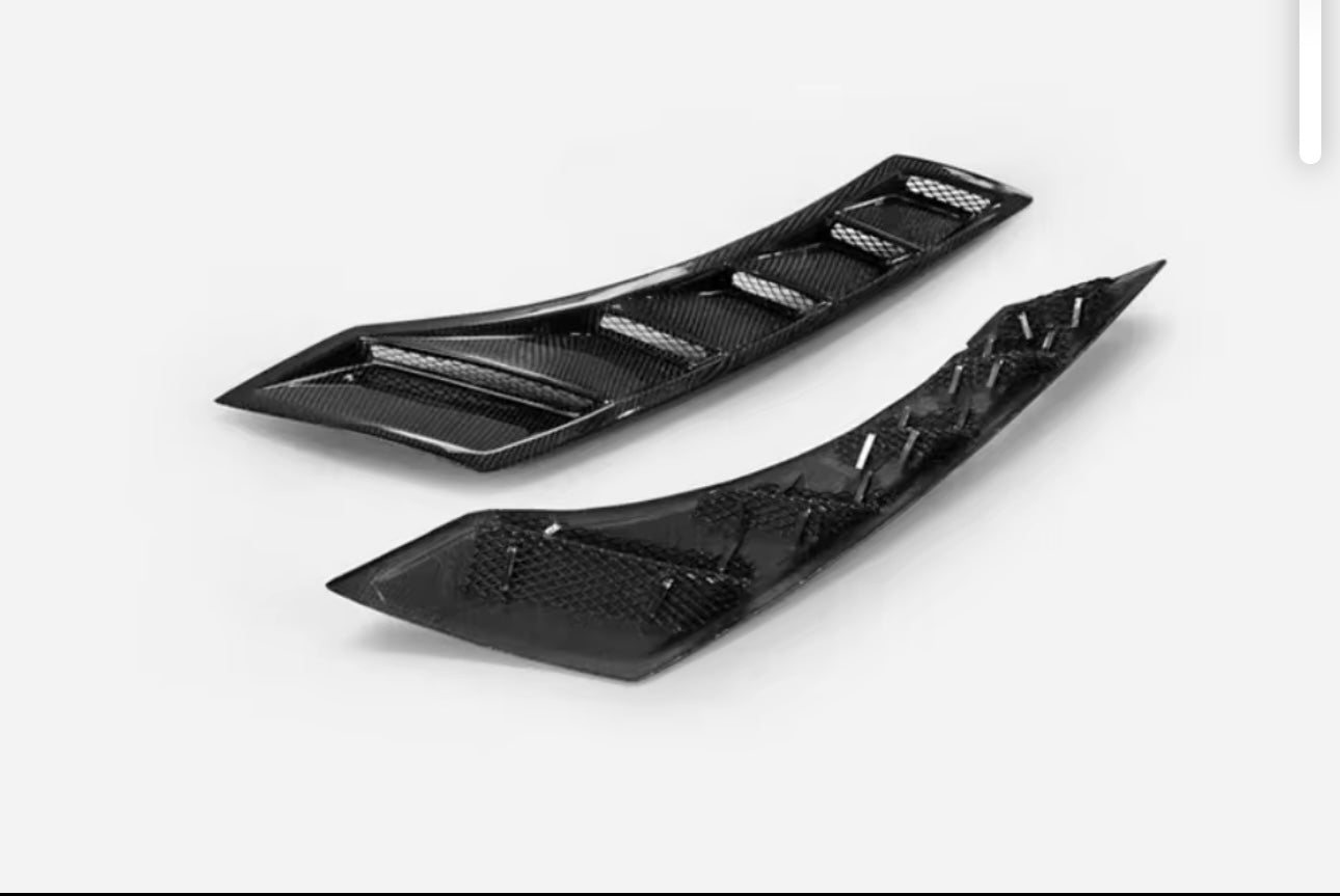 Carbon Fiber Fender Vents Nismo Style - Nissan GTR R-35 (2009–2016) - Exotics Carbon Design