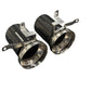 Race Style Carbon Fiber Titanium Exhaust Tips Lamborghini Huracán EVO - Exotics Carbon Design