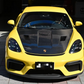 Carbon Fiber GT4 RS Style Front Hood - For Porsche 718 Cayman / Boxster (2017–2024) - Exotics Carbon Design