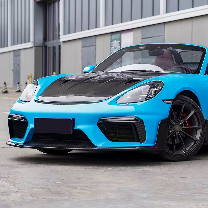 Porsche 718 Cayman GT4 RS - Carbon Fiber Front Lip - Exotics Carbon Design