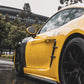 Porsche 718 Cayman GT4 (2017-2024) - Carbon Fiber Side Fenders - Exotics Carbon Design