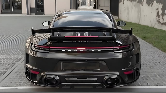 Porsche 911 Turbo S (992) Carbon Fiber Trunk Spoiler - Exotics Carbon Design