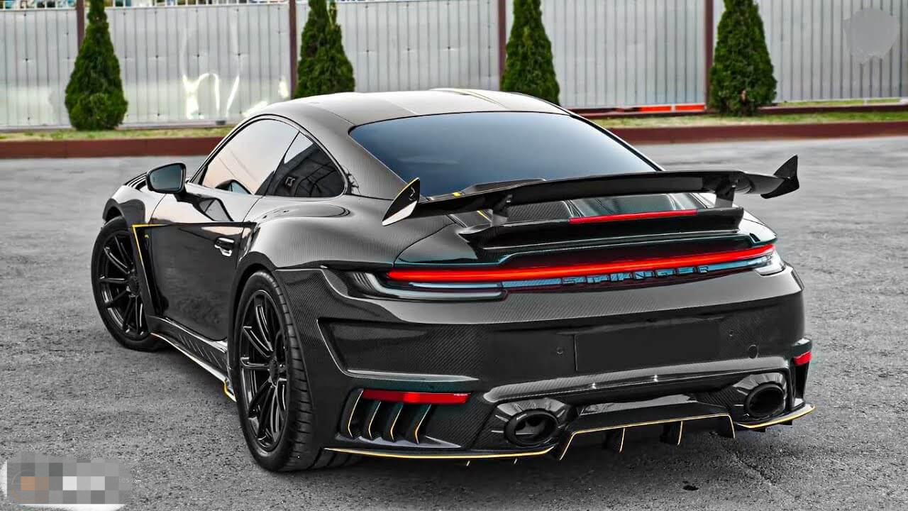 Porsche 911 Turbo S (992) Carbon Fiber Trunk Spoiler - Exotics Carbon Design