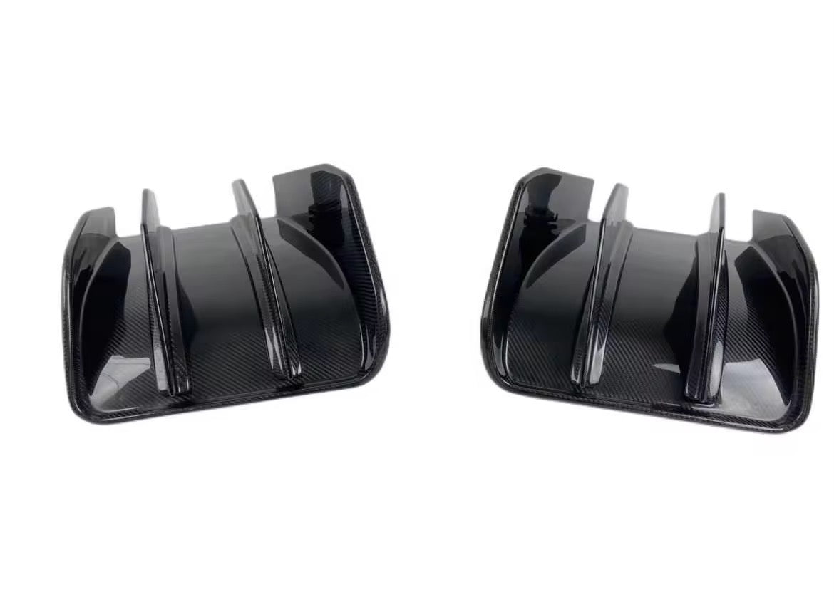 Corvette C7 ZO6 - Carbon Fiber Finned Rear Diffuser - Exotics Carbon Design