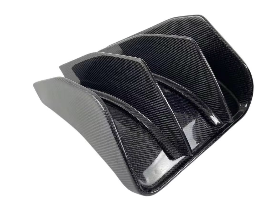 Corvette C7 ZO6 - Carbon Fiber Finned Rear Diffuser - Exotics Carbon Design