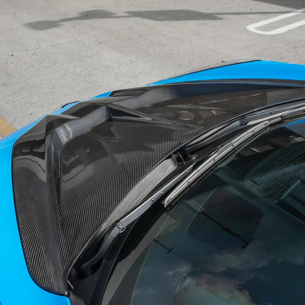 ZR1 Style Vented Carbon Fiber Front Hood - For Corvette C8 (2020–2025) - Exotics Carbon Design