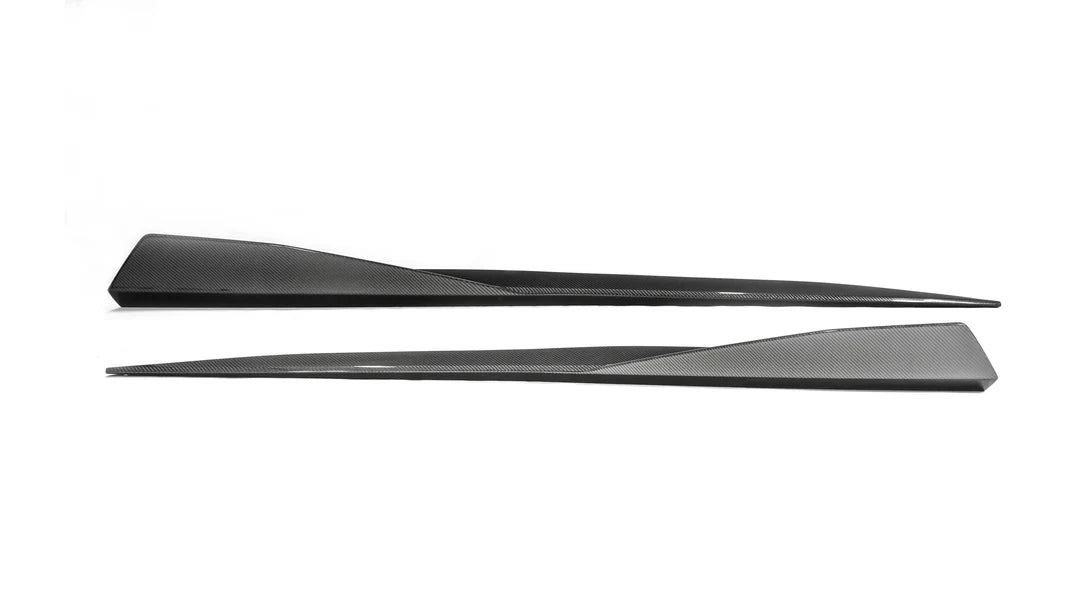 Corvette C8 - T.P Style Carbon Fiber Side Skirts - Exotics Carbon Design