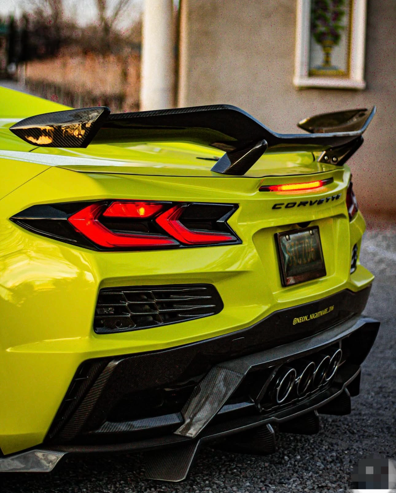 Corvette C8 Z06 - ED Style Carbon Fiber Rear Diffuser - Exotics Carbon Design