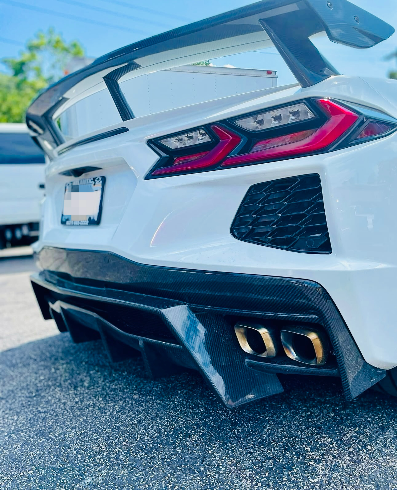 Exotic Design Corvette C8 - Carbon Fiber Rear Diffuser - Exotics Carbon Design