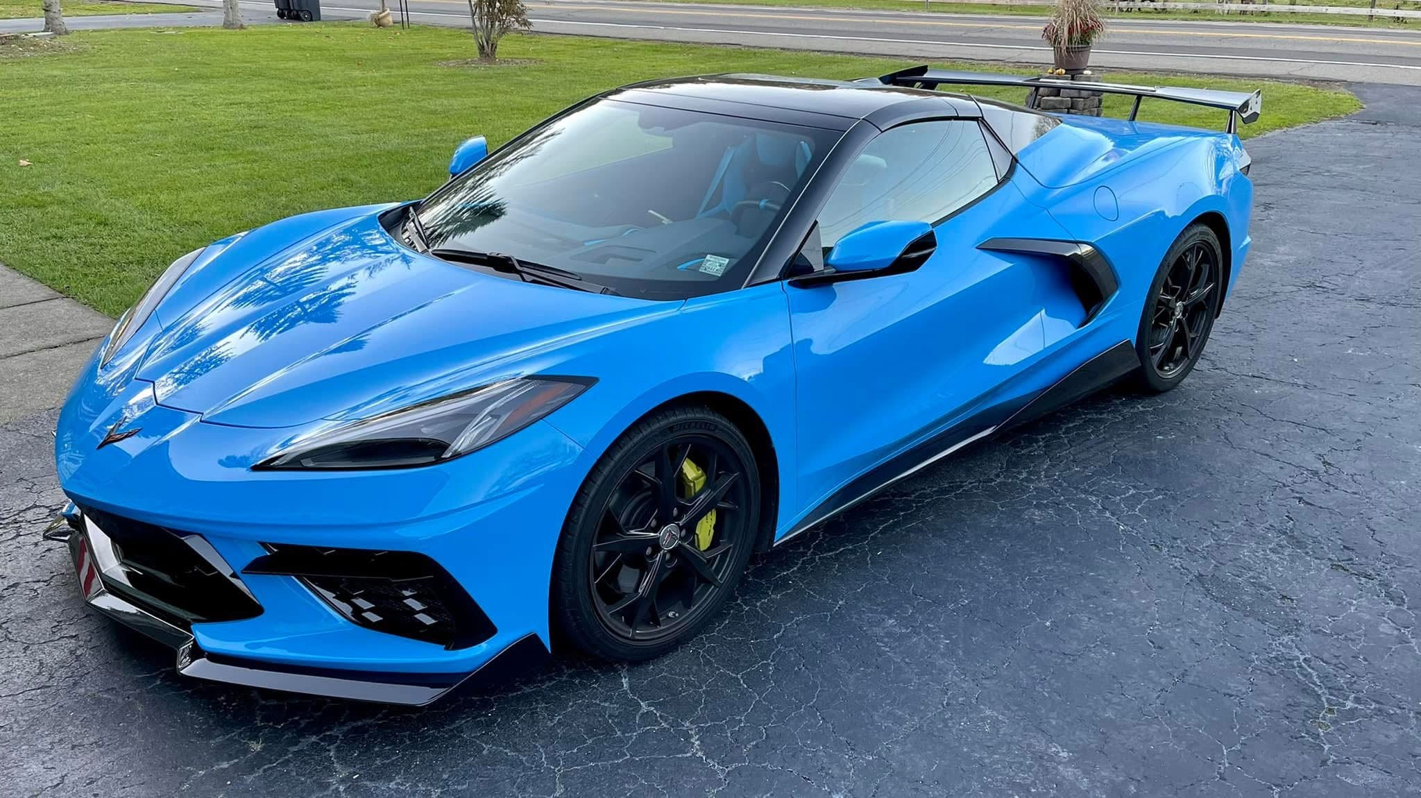 Corvette C8 (2020-2024) - Exotic Design Gloss Black Aero Kit - Exotics Carbon Design