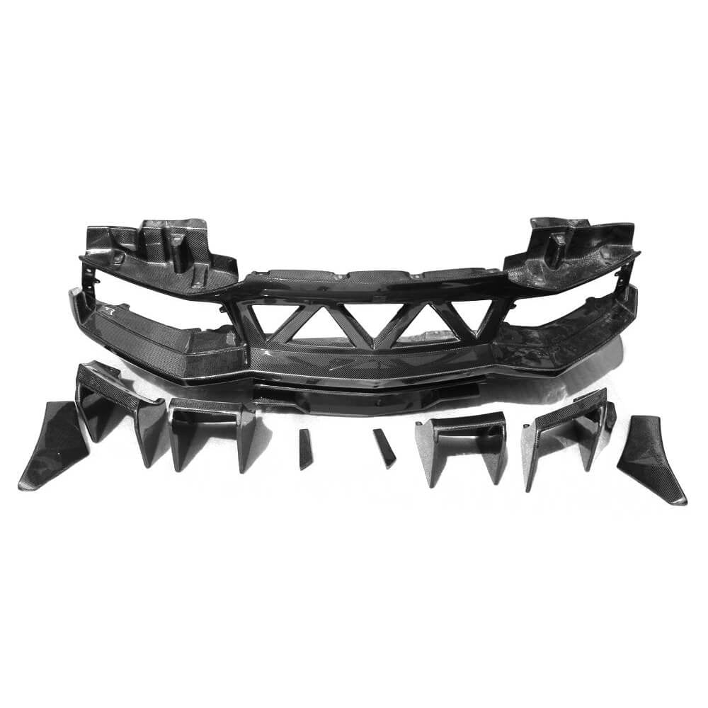 Carbon Fiber Rear Diffuser with fins - Lamborghini Aventador LP700 - Exotics Carbon Design
