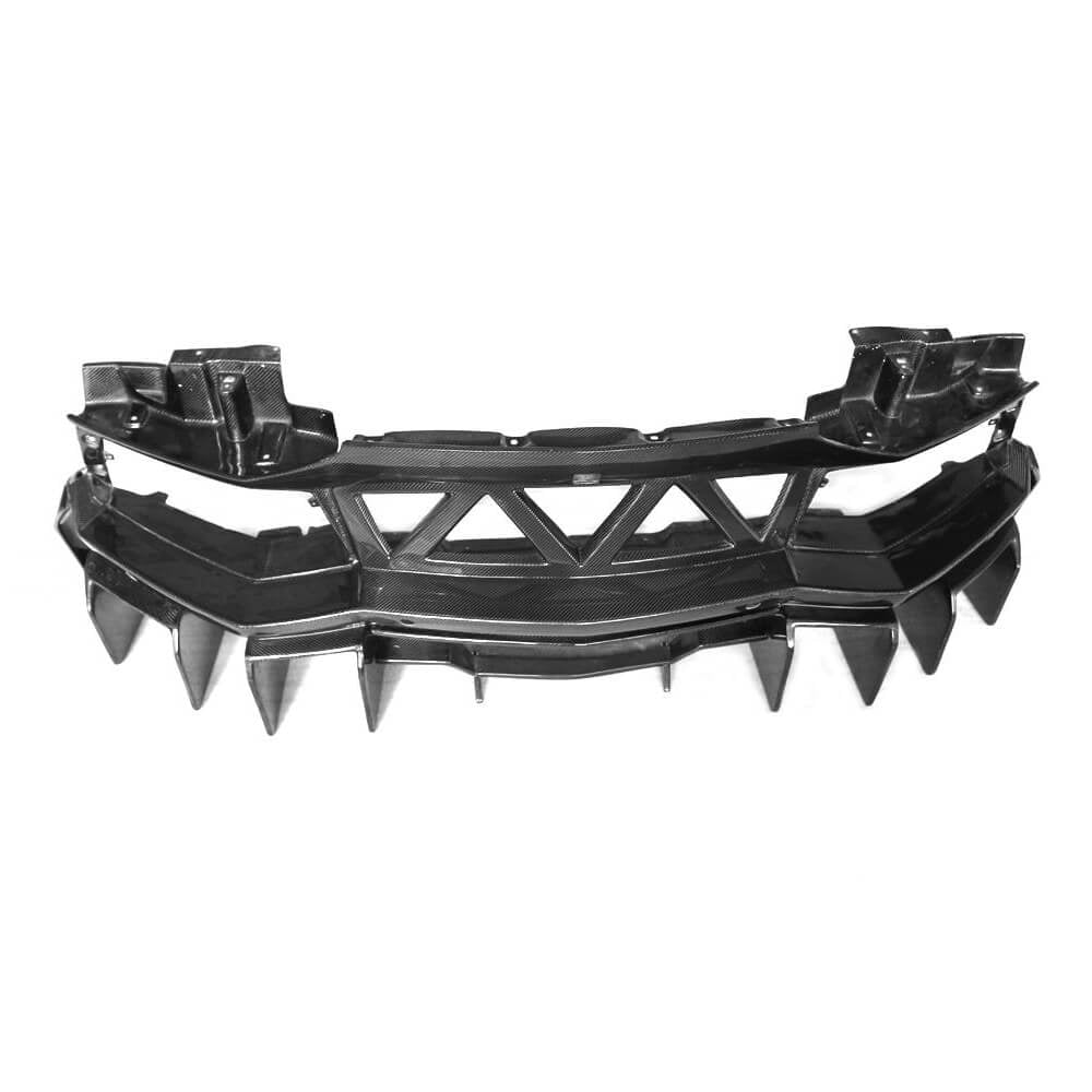 Carbon Fiber Rear Diffuser with fins - Lamborghini Aventador LP700 - Exotics Carbon Design