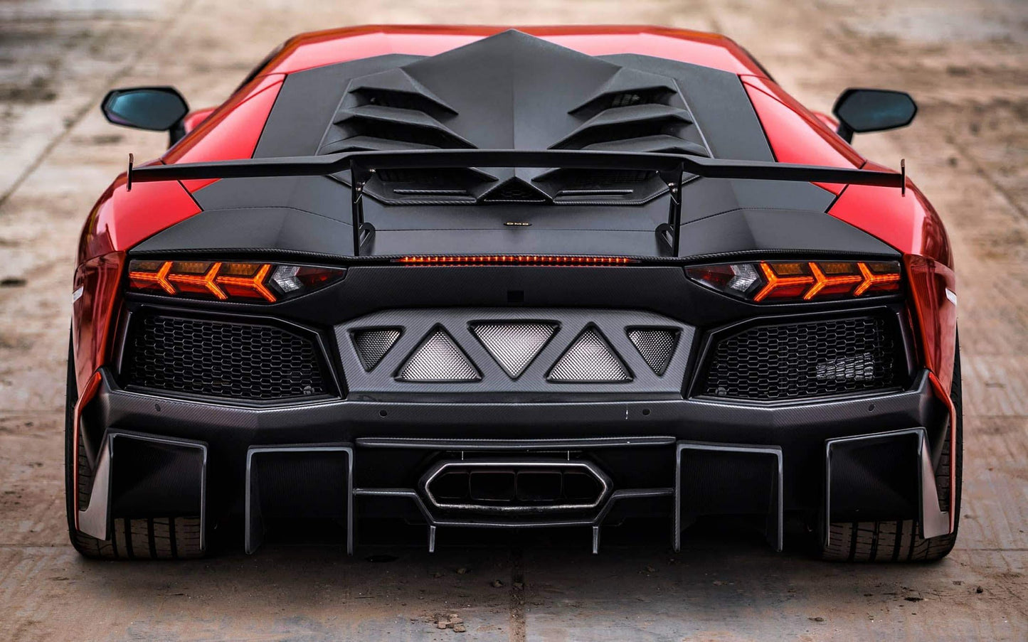 Track-Inspired Exotic Design Carbon Fiber Rear Wing – Lamborghini Aventador LP700 - Exotics Carbon Design