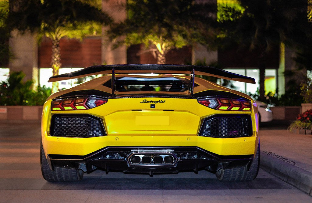 Lamborghini Aventador LP700 / LP720 - Exotic Design Carbon Fiber Rear Wing - Exotics Carbon Design