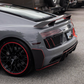 Audi R8 V10 (2016-2019) - Carbon Fiber Rear Bumper Canards - Exotics Carbon Design