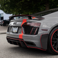 Audi R8 V10 (2016-2019) - Carbon Fiber Rear Bumper Canards - Exotics Carbon Design