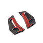Audi R8 V10 (2016-2019) - Carbon Fiber Rear Bumper Canards - Exotics Carbon Design