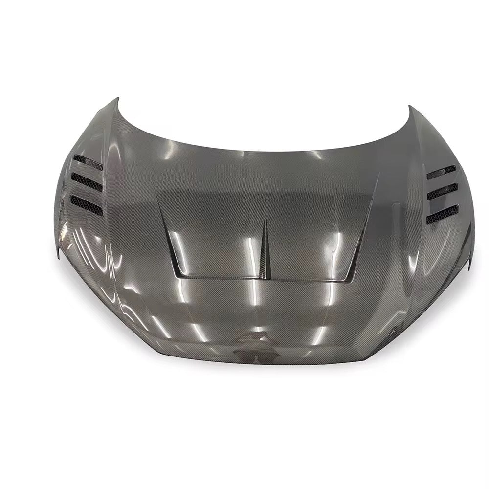 Audi R8 Gen 2 (2016-2019) - Race-Performance Style Vented Carbon Fiber Front Hood - Exotics Carbon Design