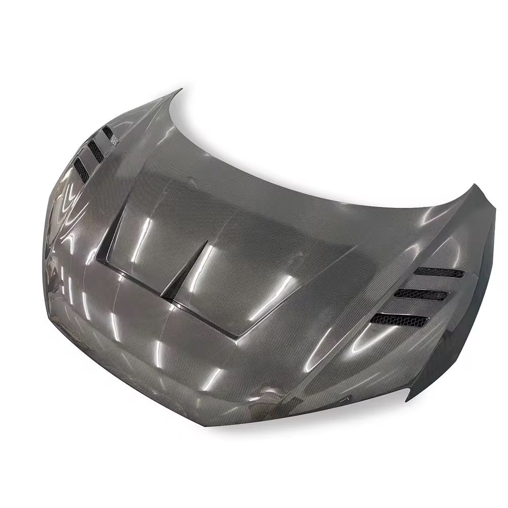 Audi R8 Gen 2 (2016-2019) - Race-Performance Style Vented Carbon Fiber Front Hood - Exotics Carbon Design